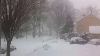 Winter Storm Pax - Bergen County, NJ (Video 1)
