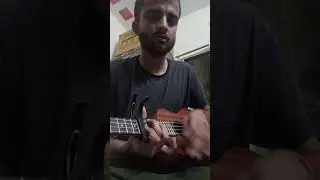 Indian Ukulelist Playing Skills on fastest Strumming pattern and chords switching easily with Chuck