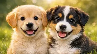 Милые Щенки 🐶 | Спокойное и Расслабляющее Видео для Детей