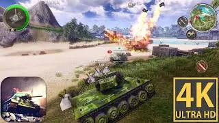 Infinite Tanks WWII - All Locations - 4K Mobile iOS Android - iPhone 13 Pro Max - Build Fight Tanks