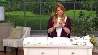 Charles Gallen Set of 4 Embroidered Napkins on QVC