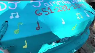 Demolition derby World record attempt 2025 MWFA car