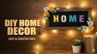 Don't Throw Away Cardboard! 😱 Amazing DIY Wall Decor Idea #art @AestheticMandy  #homemadepapercraft 