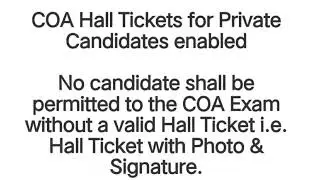 COA HALL TICKET RELEASED🔥🤝👍| COA EXAMINATION 2022 | SHORTHAND TOPPERS
