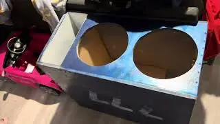 Box Build for 2 Ds18 Exl-xx 12.4d HESubwoofers Pt.2