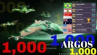 Argos 1,000 Argos Raid Completion One 1 Phase, Double Shield Take Down w/Lucas_69er