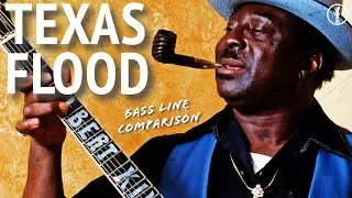 Texas Flood Bass Line Comparison: SRV vs. Live 'In Session' with Albert King (No.271)