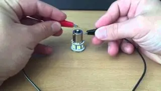 BA15S, 12 SMD 5050 LED, 6V - B&iacute;l&aacute;