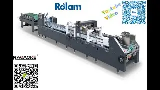 ROLAM 650 AS-C Automatic Crash Lock Bottom Folder Gluer Ragaoke
