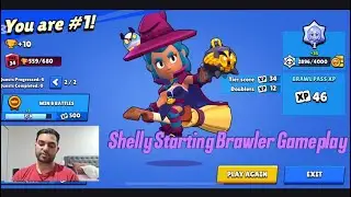 Brawl Stars Starting Brawler Shelly Game Play #brawlstars #gameplay #gamingvideos #brawstarsgame