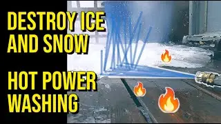 Melting Snow and lce with Hot Water Pressure Washing: A Winter Cleanup Must-Have