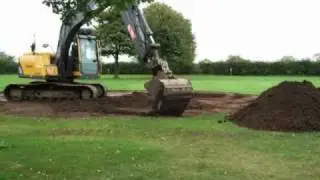 Golf Course Bunker Construction - Time Lapse
