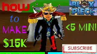 [2021] How to get 15K in Blox Fruits Roblox less than 5min (not a hack)