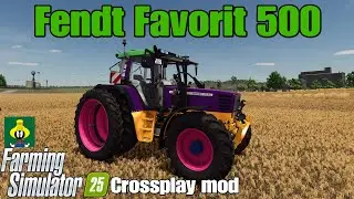 Кроссплей-мод Fendt Favorit 500 / FS25