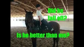 BOYFRIEND RIDES MY HORSE FOR THE FIRST TIME! *wild*