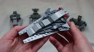 Альтернативная сборка мини-звездолетов флота Республики из LEGO | Звездные войны: ситхский диверс...