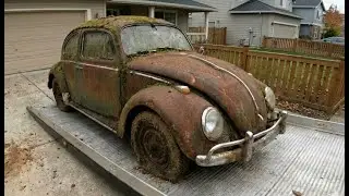 ASMR Car Restoration | Rusted 1950 VW Beetle Reborn to Timeless Perfection