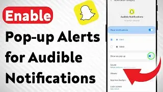 How To Enable Pop-up Notifications for Snapchat Audible Notifications (Updated)