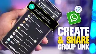 How to Create and Share WhatsApp Group Link on iPhone | Invite People to Group Easily