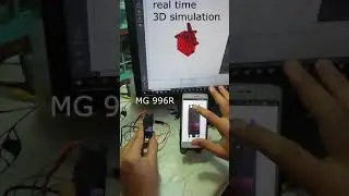 Qt QML Digital Servo Motor MG 996R Application ( update 2019 : with 3d simulation)