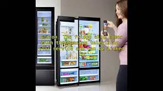 This ridiculous fridge is smarter than your phone #shorts #iot #technology