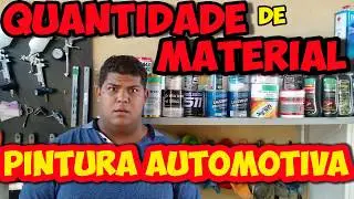 MATERIAL para  PINTURA AUTOMOTIVA - Quantidade para um CARRO!