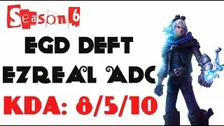Korea Challenger LOL - EDG Deft - Ezreal ADC ft. EDG PawN (Feb 2, 2016)
