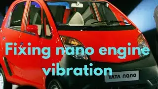 TATA NANO HOW TO FIX ENGINE VIBRATION AND MISSING REPLACING SPARK PLUG(Tipoos Tech)