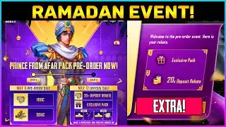 Ramadan Discount Event In Pubg Mobile || Get Extra Bonus For Pre - Order Explained (Hindi)