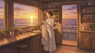A Quiet Family Camping Trip in Our Mobile Home | Cozy Ghibli-Inspired Animation
