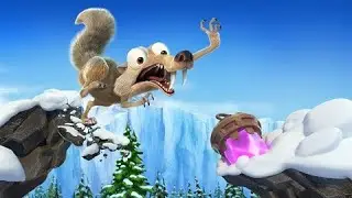 Era do Gelo, a Aventura Maluca do Scrat: pegando primeira noz de cristal neste jogo MALUCO