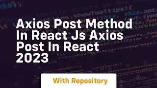 axios post method in react js axios post in react 2023