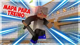 MINECRAFT-PRIMEIRO V&Iacute;DEO (MAPA DE TREINO DE PVP/HG/PONTE/REFIL/RECRAFT)