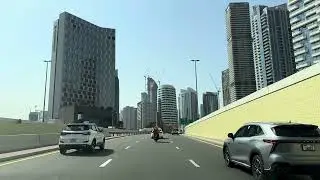 SATWA to Business Bay Smooth Drive 🇦🇪 | Irish Bay Tower | Relaxing Dubai Road Trip 4K 60FPS 19 01 26