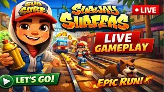 Subway surfers live game #shorts #verticallivefeed #livestream