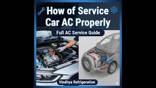 How to Service Car AC Properly | Full AC Service Guide | Vindhya Refrigeration #ytshorts #shorts
