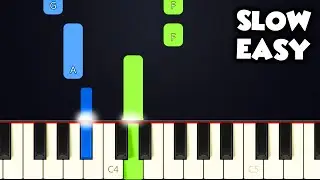 How Great Thou Art | SLOW EASY PIANO TUTORIAL + SHEET MUSIC by Betacustic