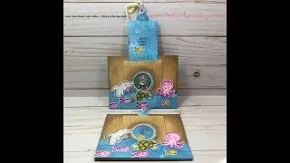 Lawn Fawn Magic Color Slider - Critters in the Sea Card