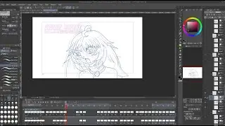 🎨【 Support Small Artist】Animating Live Vlog || Dual Streaming format