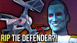 TIE Defender had a MASSIVE change in Star Wars Squadrons