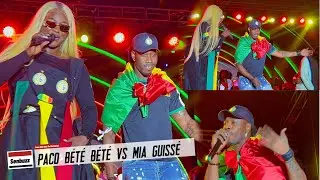 Duo extraordinaire entre Mia Guissé et Paco Bété Bété au CICES après la victoire des lions au Maroc