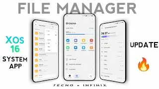 Infinix XOS 16 File Manager New Update For All Supported Infinix & Tecno Devices 