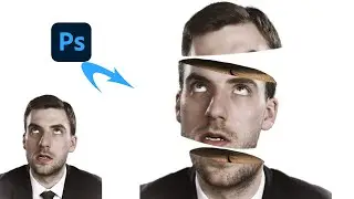 Slice Head Effect in Photoshop | Tutorial For Beginners