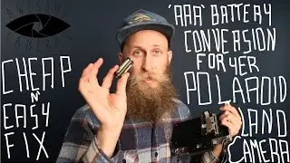 Самая простая замена батареек типа ААА для камер Polaroid LandCameras