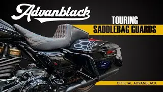 Advanblack Touring Saddlebag Guards - Protecting Your Ride in Style