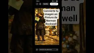 Crea tu foto estilo Pintura de Norman Rockwell #chatgpt