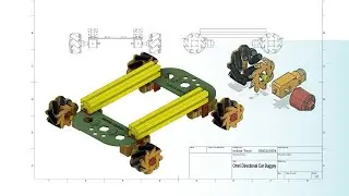 Omni Directional Car Conceptual Design || Fusion 360 Tutorial