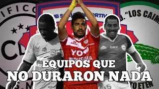 Los PEORES equipos que jugaron la LIGA 1