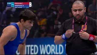 1/8 FS - 61 kg: C. ERDOGAN (TUR) df. H. HARPHOOL (IND) by VSU, 10-0