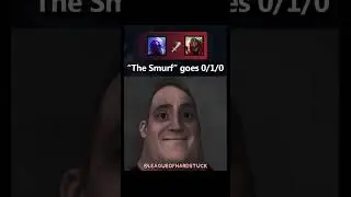 I am Smurf, let me Mid #leagueoflegends #lol #shorts